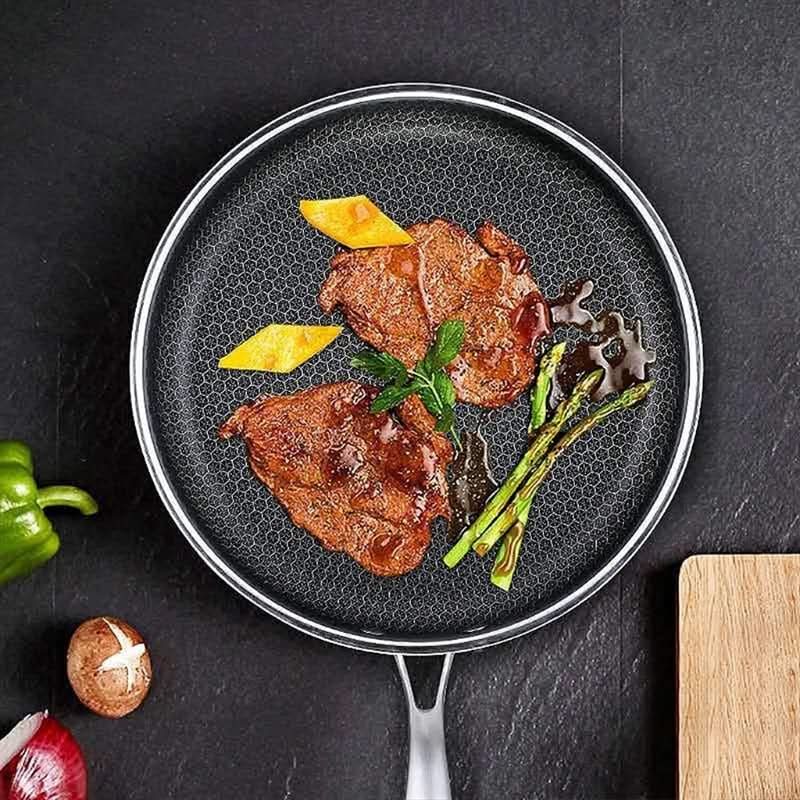 30Cm Stainless Steel Non-Stick Frying Pan