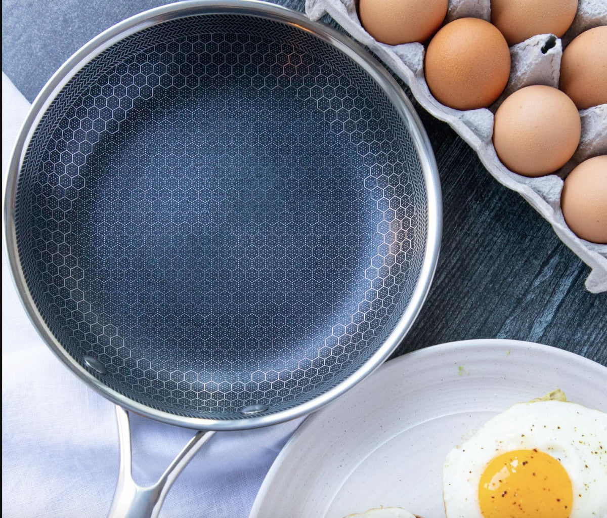 30Cm Stainless Steel Non-Stick Frying Pan