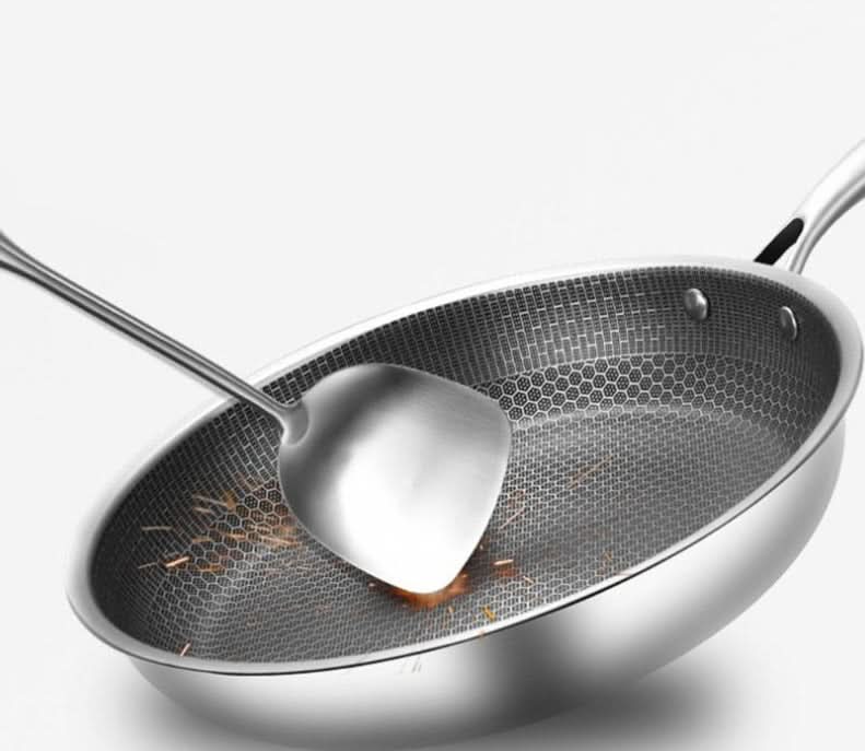 30Cm Stainless Steel Non-Stick Frying Pan