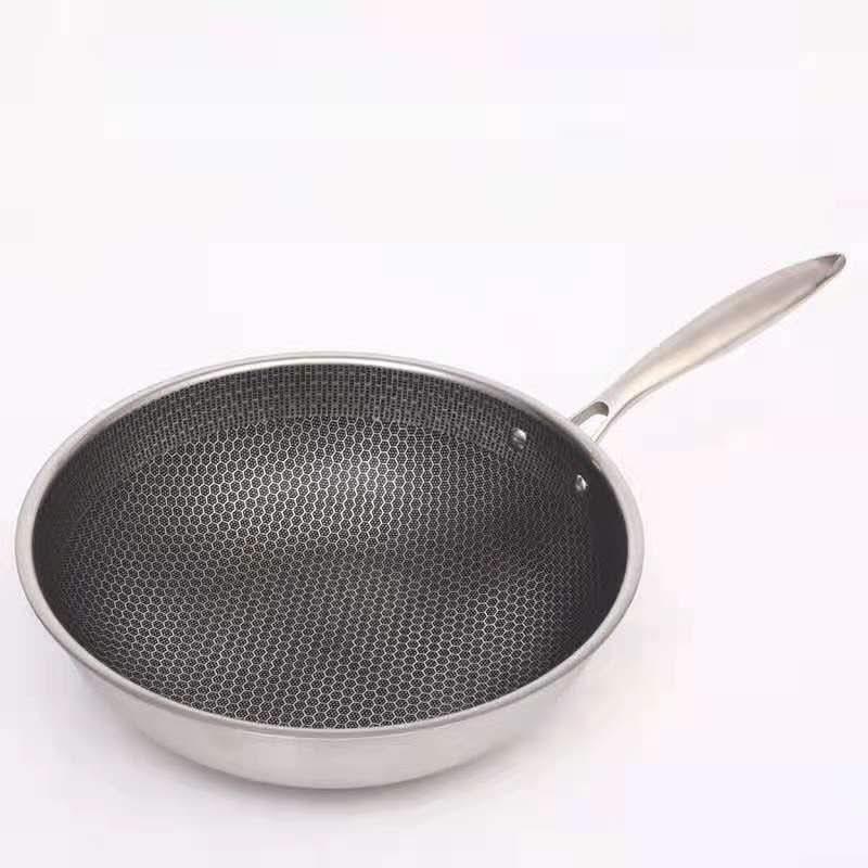 30Cm Stainless Steel Non-Stick Frying Pan