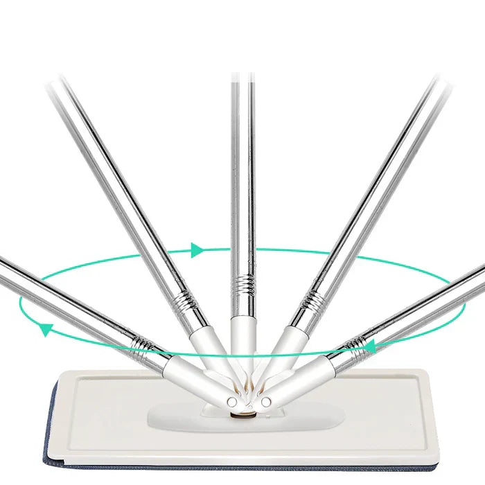 360° Mop and Wringer Bucket System with Extra Mop Pad