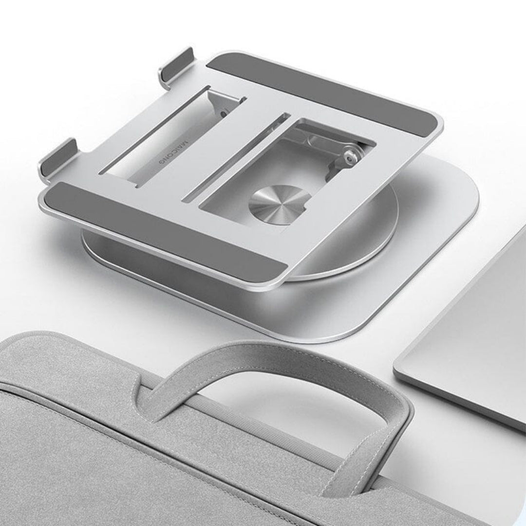 360° Rotating Aluminium Laptop and Tablet Stand Holder