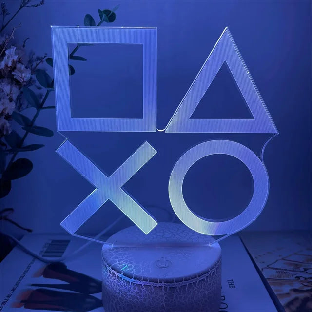 3D Gamer Touch-Control Bedside Lamp