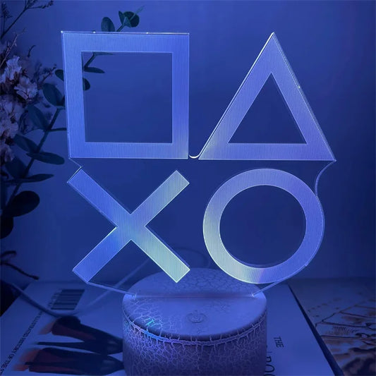 3D Gamer Touch-Control Bedside Lamp
