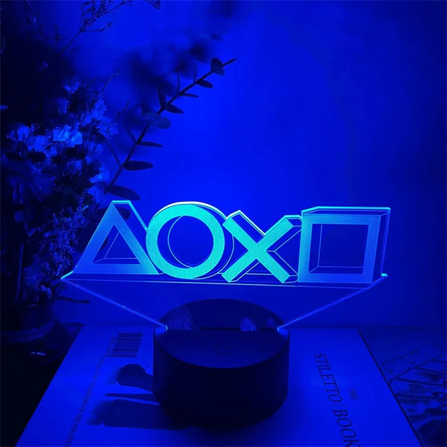3D Gamer Touch-Control Bedside Lamp