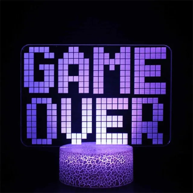 3D Gamer Touch-Control Bedside Lamp