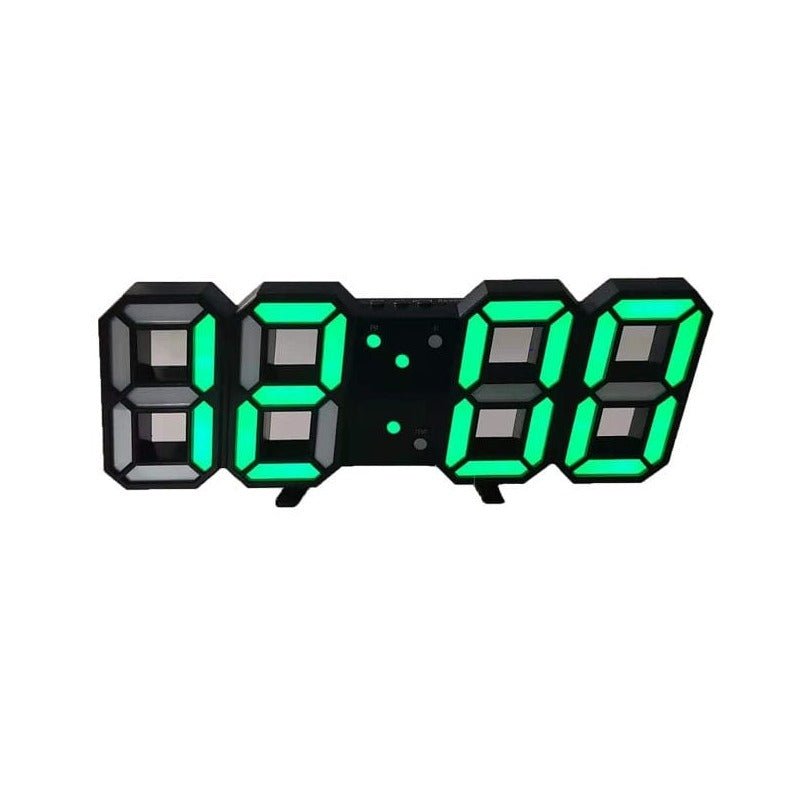 3D LED Wall Clock – Modern Digital Clock with Dimmable Lighting