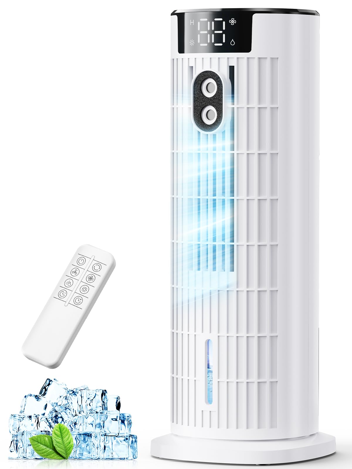 4-In-1 Portable Air Cooler with Remote Control and Mist Function