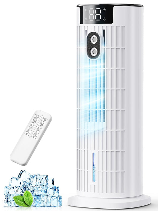 4-In-1 Portable Air Cooler with Remote Control and Mist Function