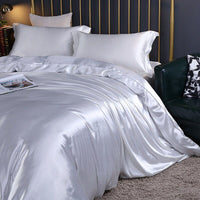 4-Piece Satin Silk Bedding Set