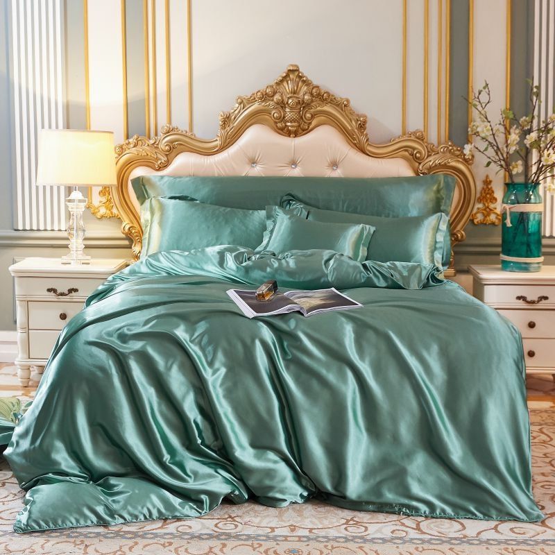 4-Piece Satin Silk Bedding Set