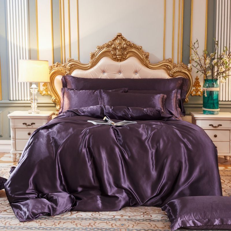 4-Piece Satin Silk Bedding Set