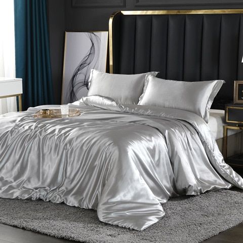 4-Piece Satin Silk Bedding Set