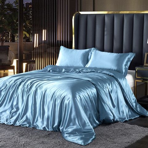 4-Piece Satin Silk Bedding Set