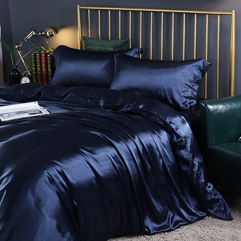 4-Piece Satin Silk Bedding Set