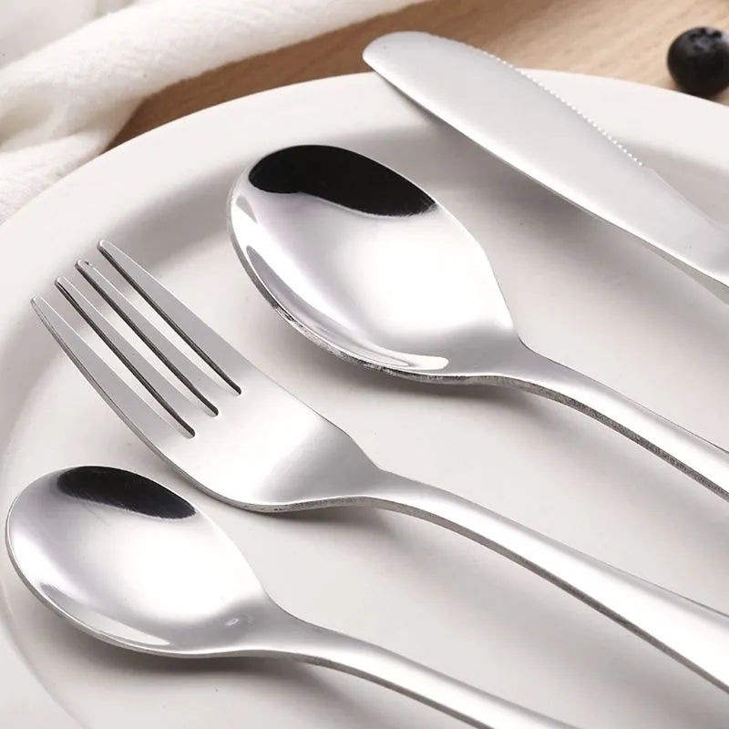 4-Piece Toddler Stainless Steel Utensil Set
