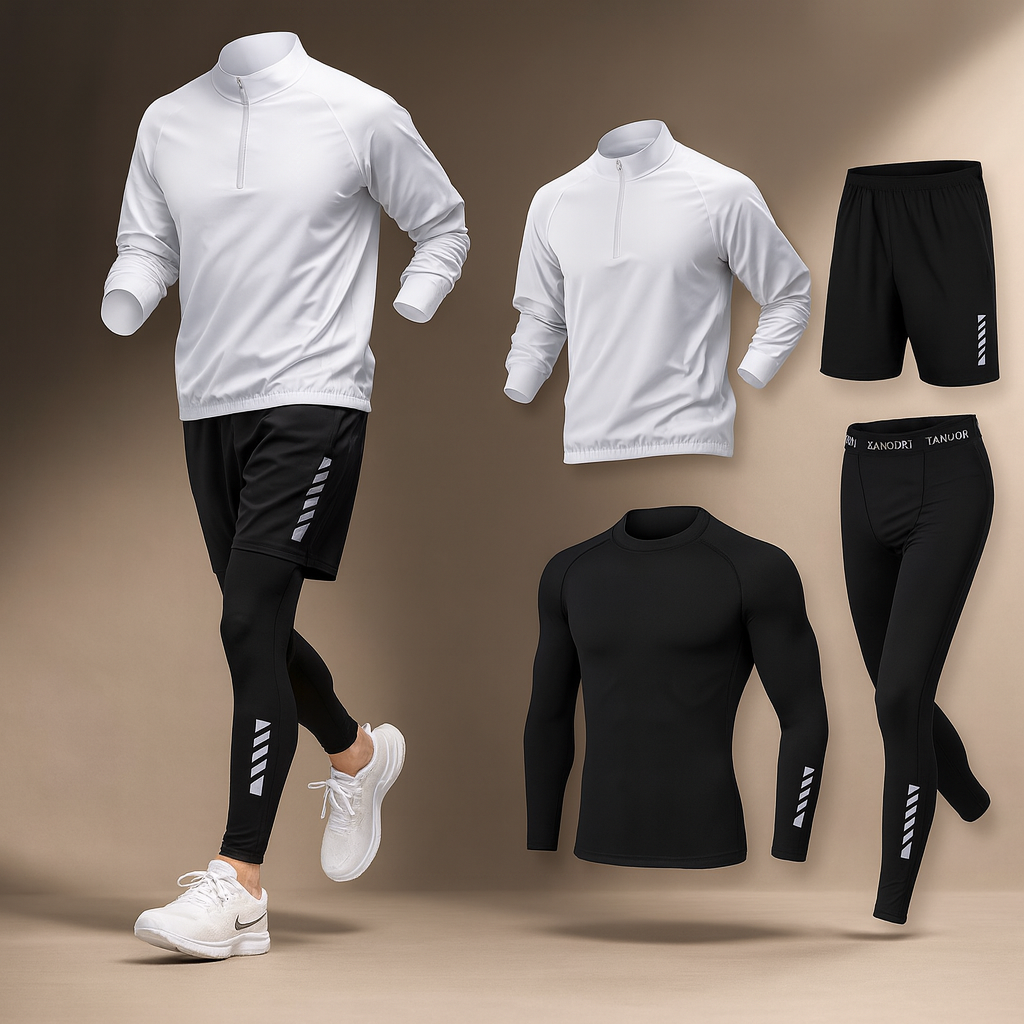 4-Piece Workout Set for Mobility and Stylish Comfort
