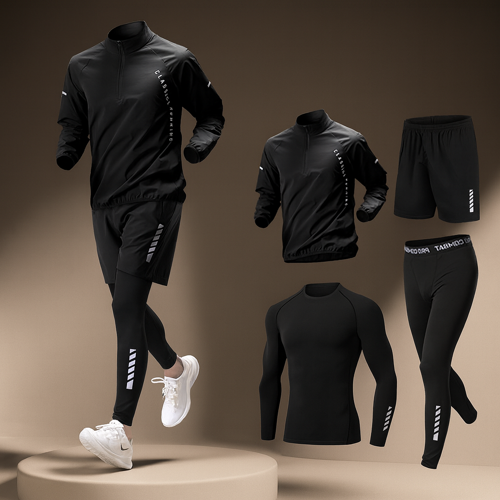 4-Piece Workout Set for Mobility and Stylish Comfort