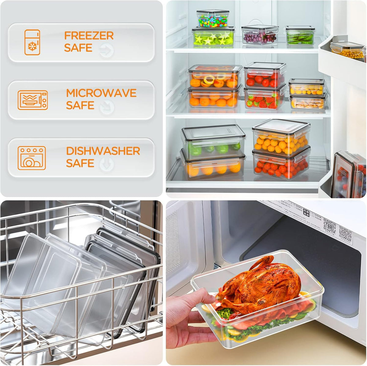 40-Piece Airtight Food Storage Container Set