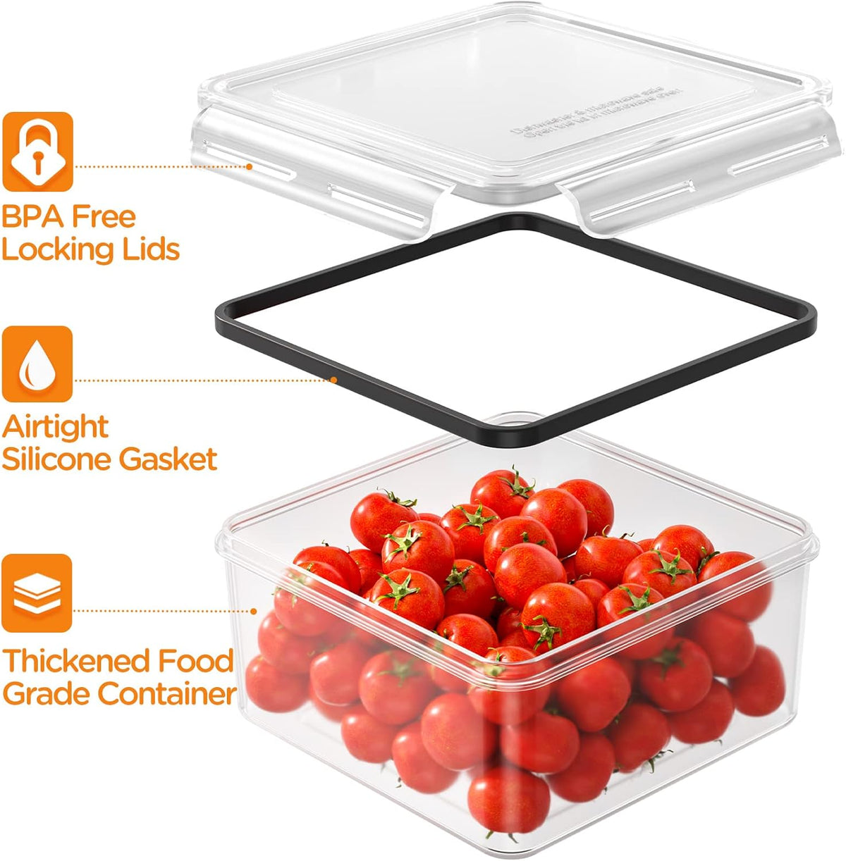 40-Piece Airtight Food Storage Container Set