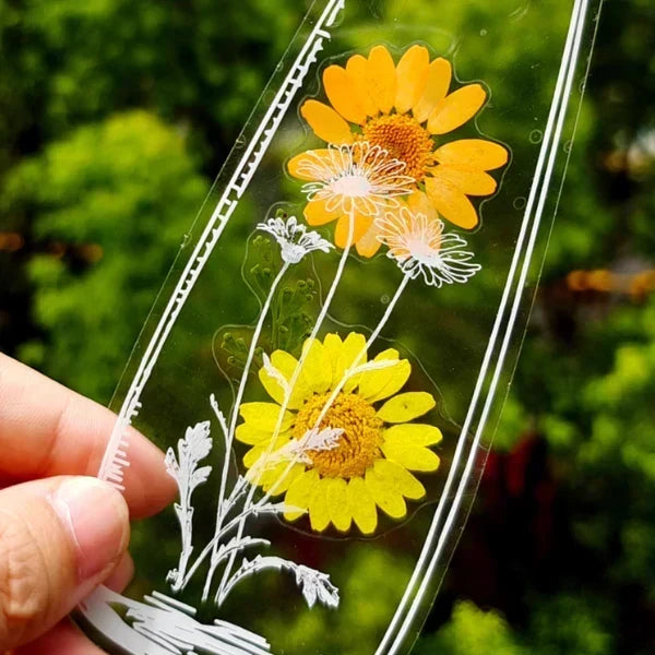 40-Piece Clear Bookmark Stickers for Book Personalization
