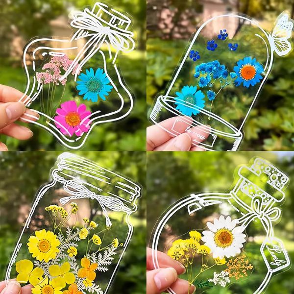 40-Piece Clear Bookmark Stickers for Book Personalization