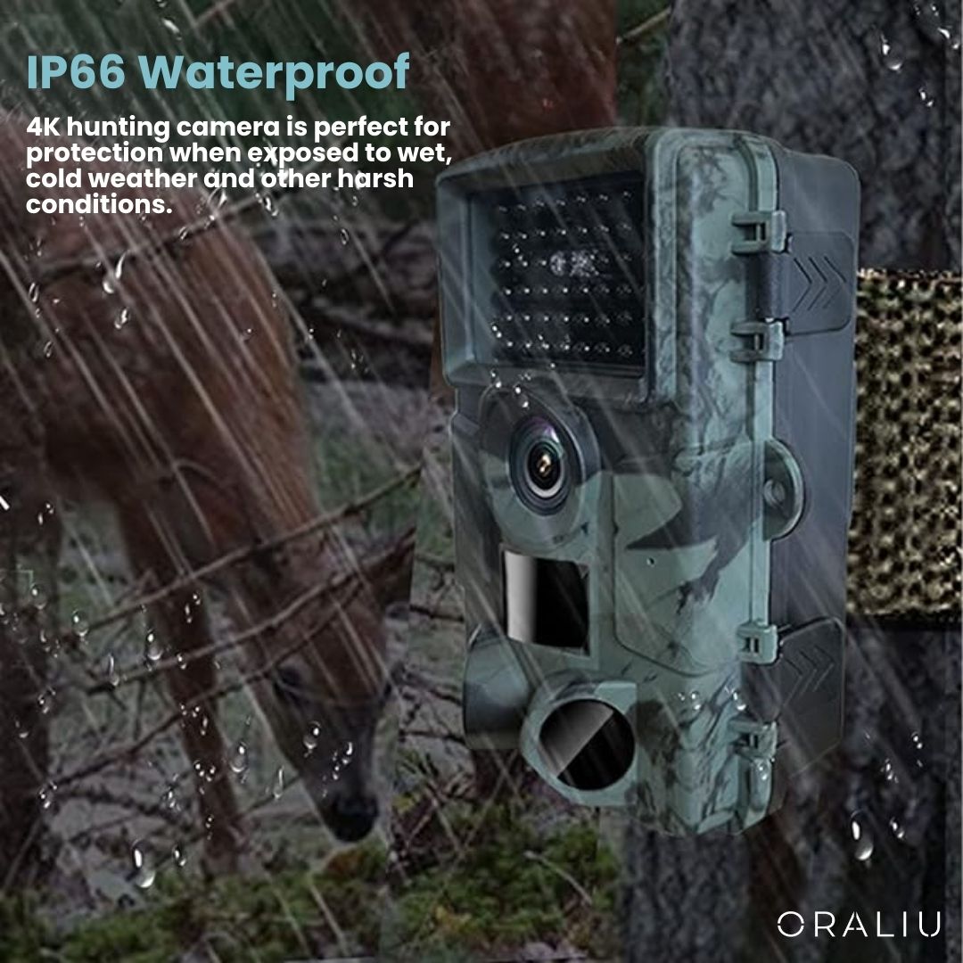 4K Ultra HD 60MP Wildlife Camera with App Control