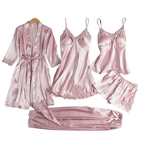 5-In-1 Satin Sleepwear Set