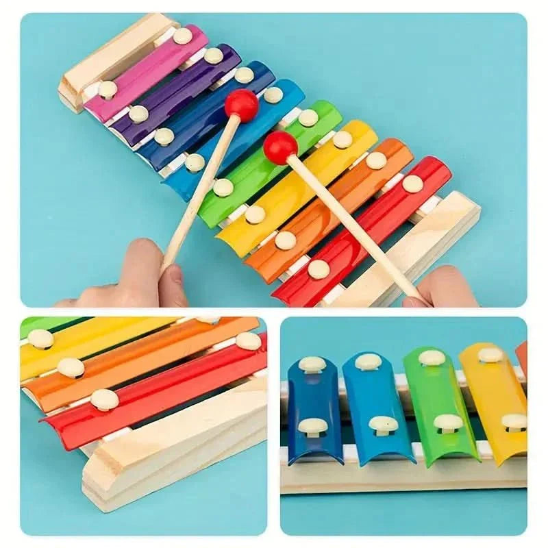 5-In-1 Wooden Montessori Activity Set for Babies