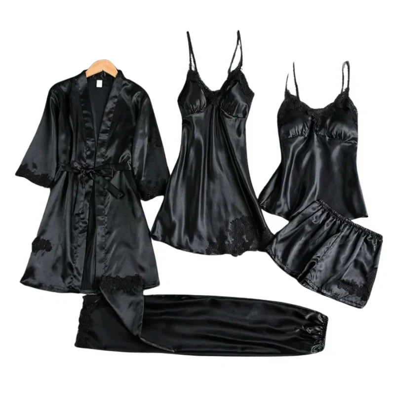 5-Piece Satin Set