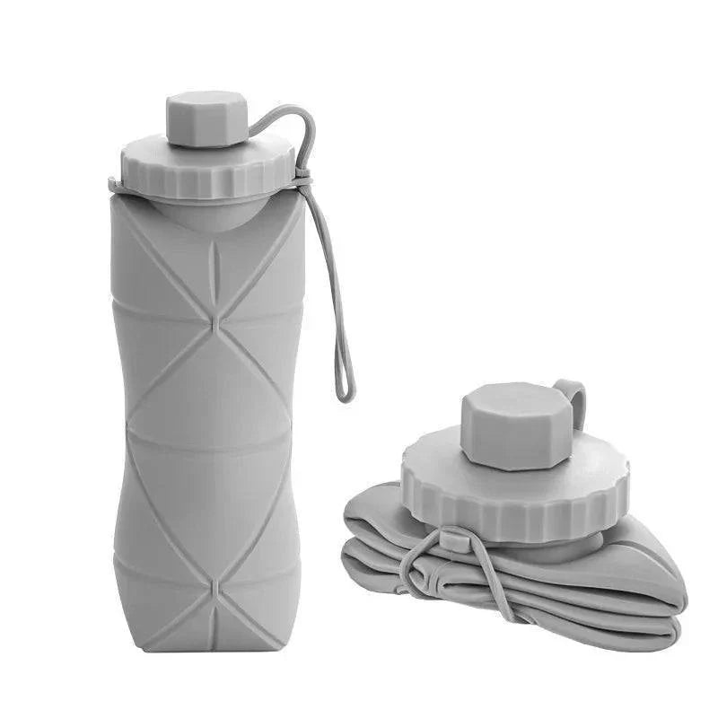 600 Ml Collapsible Silicone Water Bottle