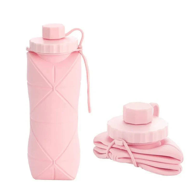 600 Ml Collapsible Silicone Water Bottle