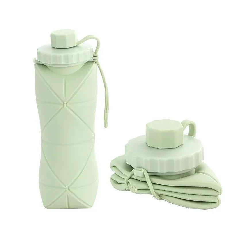 600 Ml Collapsible Silicone Water Bottle