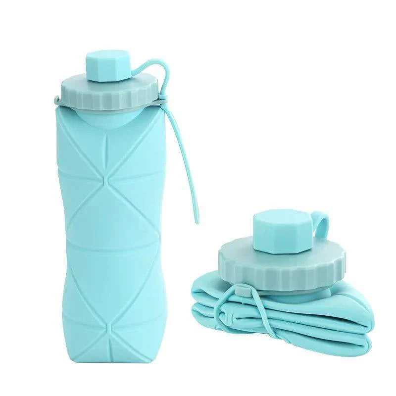 600 Ml Collapsible Silicone Water Bottle