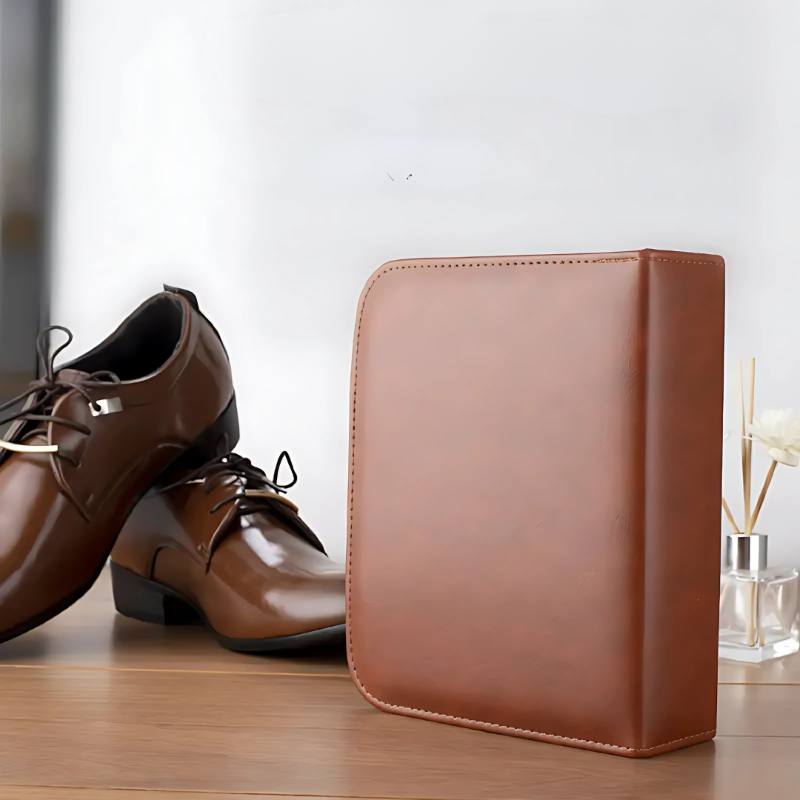 9-Piece Leather Shoe Care Kit with Horsehair Brushes