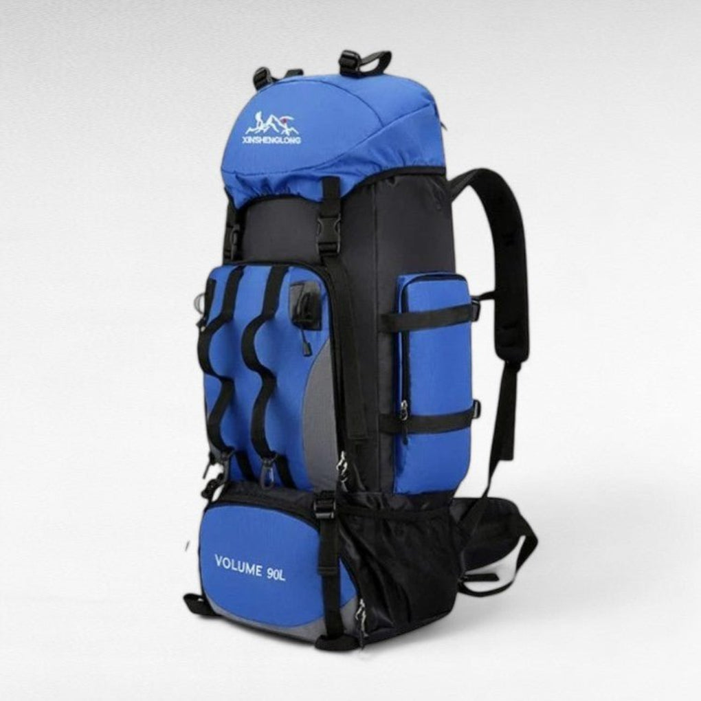 90L Hiking Backpack with Multiple Compartments
