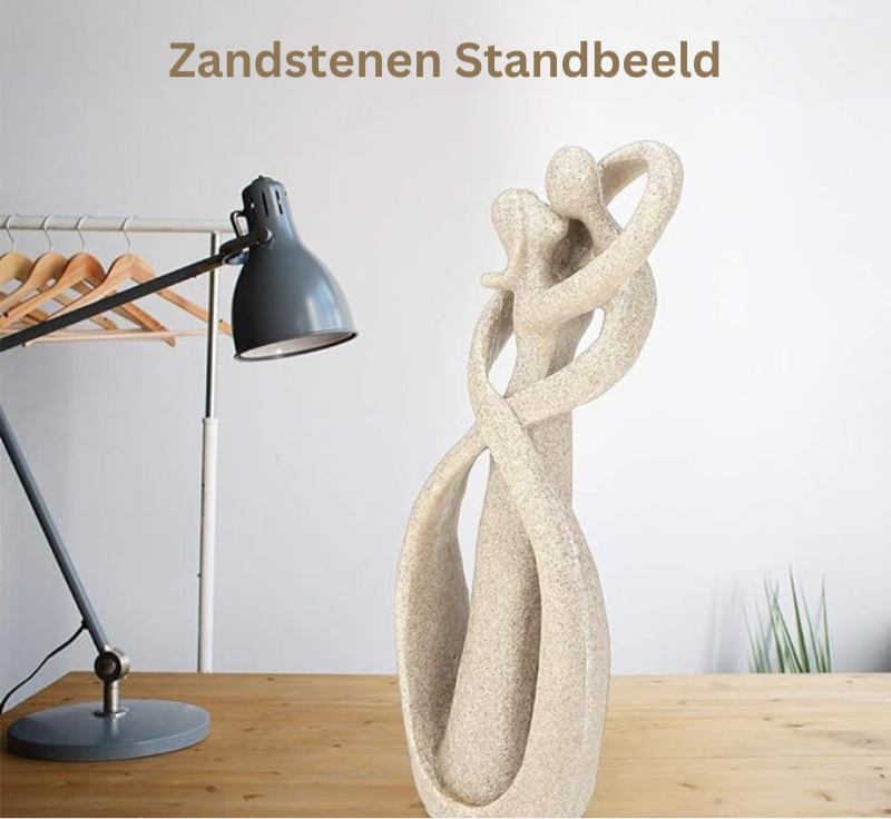 Abstract Eternal Embrace Figurine - Timeless Love
