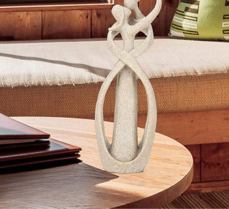 Abstract Eternal Embrace Figurine - Timeless Love