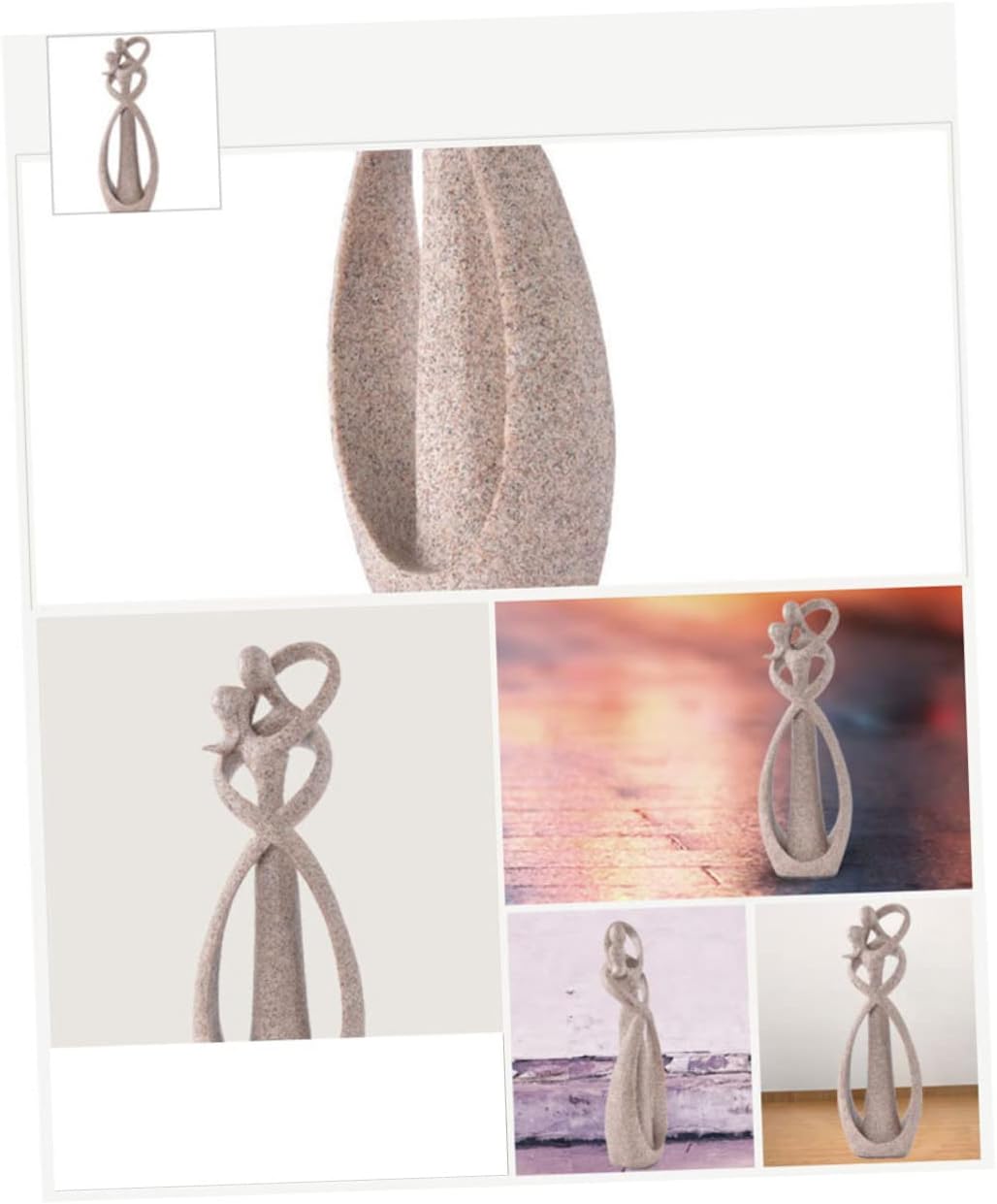 Abstract Eternal Embrace Figurine - Timeless Love