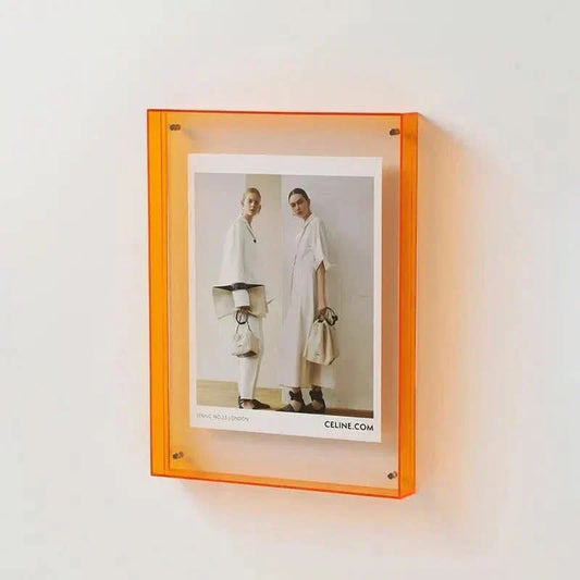 Acrylic Photo Frame with Colored Edges