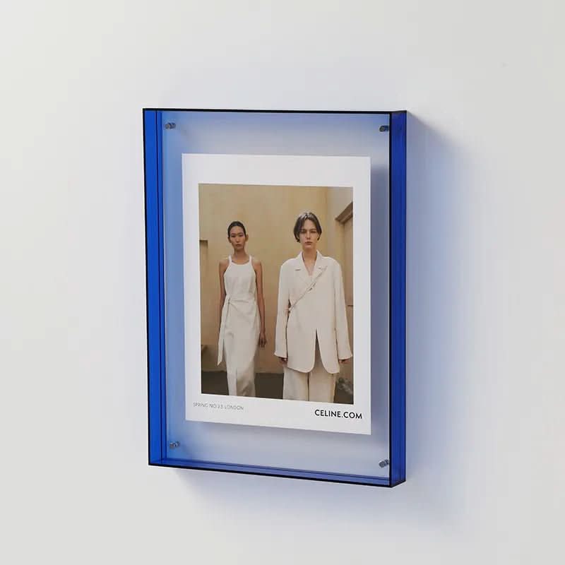 Acrylic Photo Frame with Colored Edges