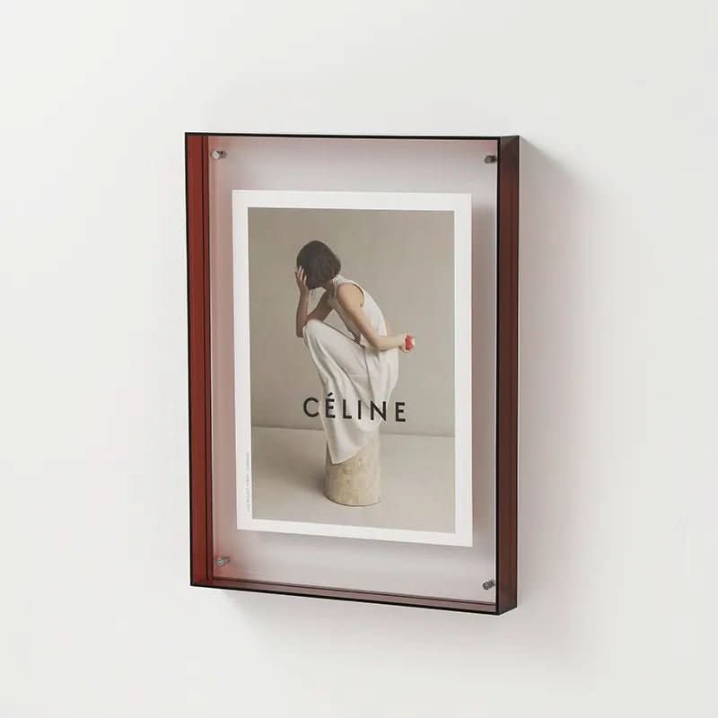 Acrylic Photo Frame with Colored Edges