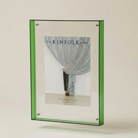 Acrylic Photo Frame with Vibrant Edges for Modern Wall Decor