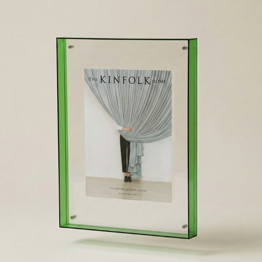 Acrylic Photo Frame with Vibrant Edges for Modern Wall Decor
