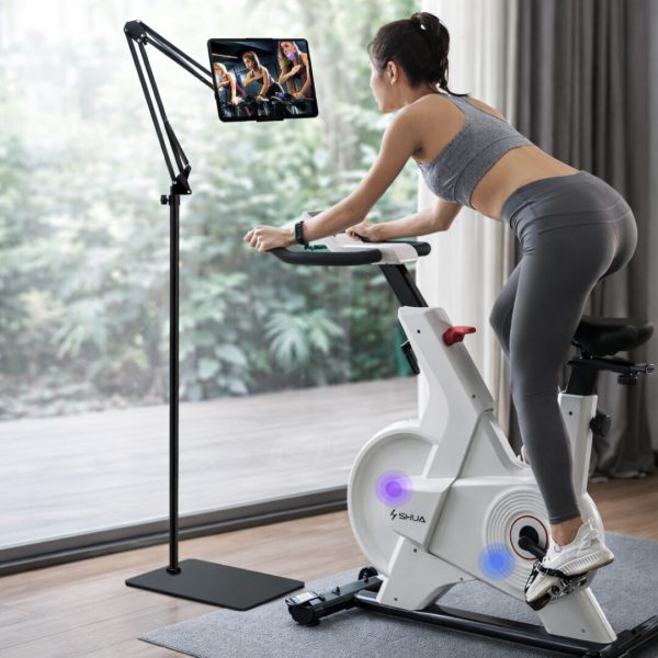 Adjustable 360° Floor Stand Holder for Tablets and Smartphones