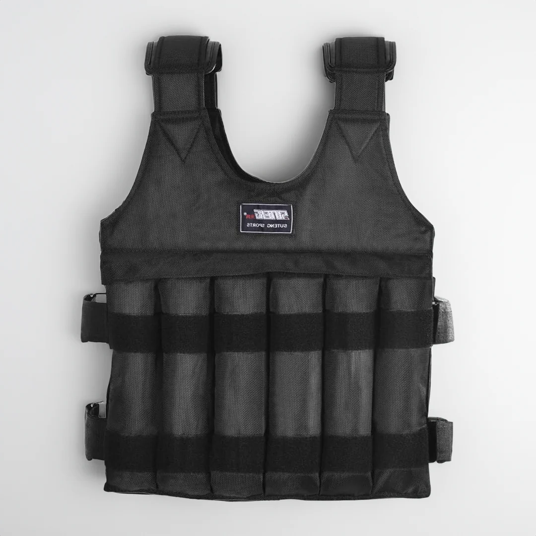 Adjustable 50 kg Weighted Vest for Strength Training and Intense Workouts