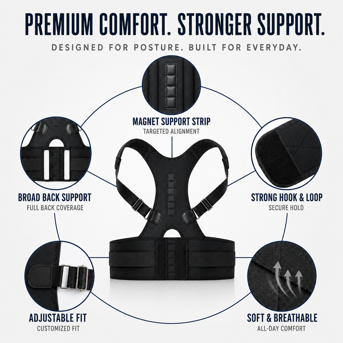 Adjustable Back Support Brace