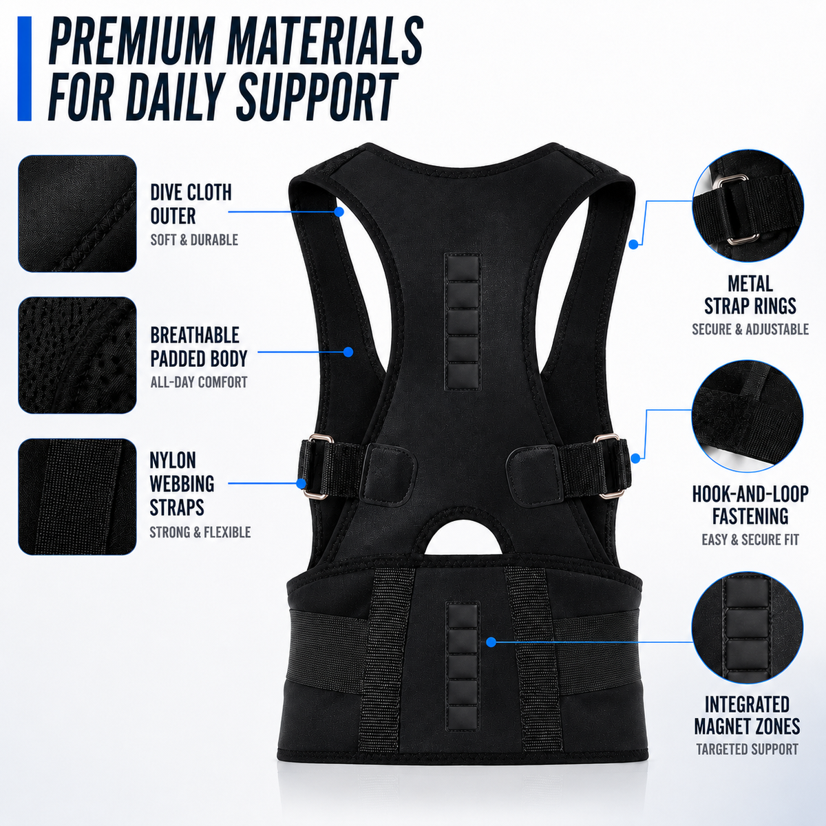 Adjustable Back Support Brace