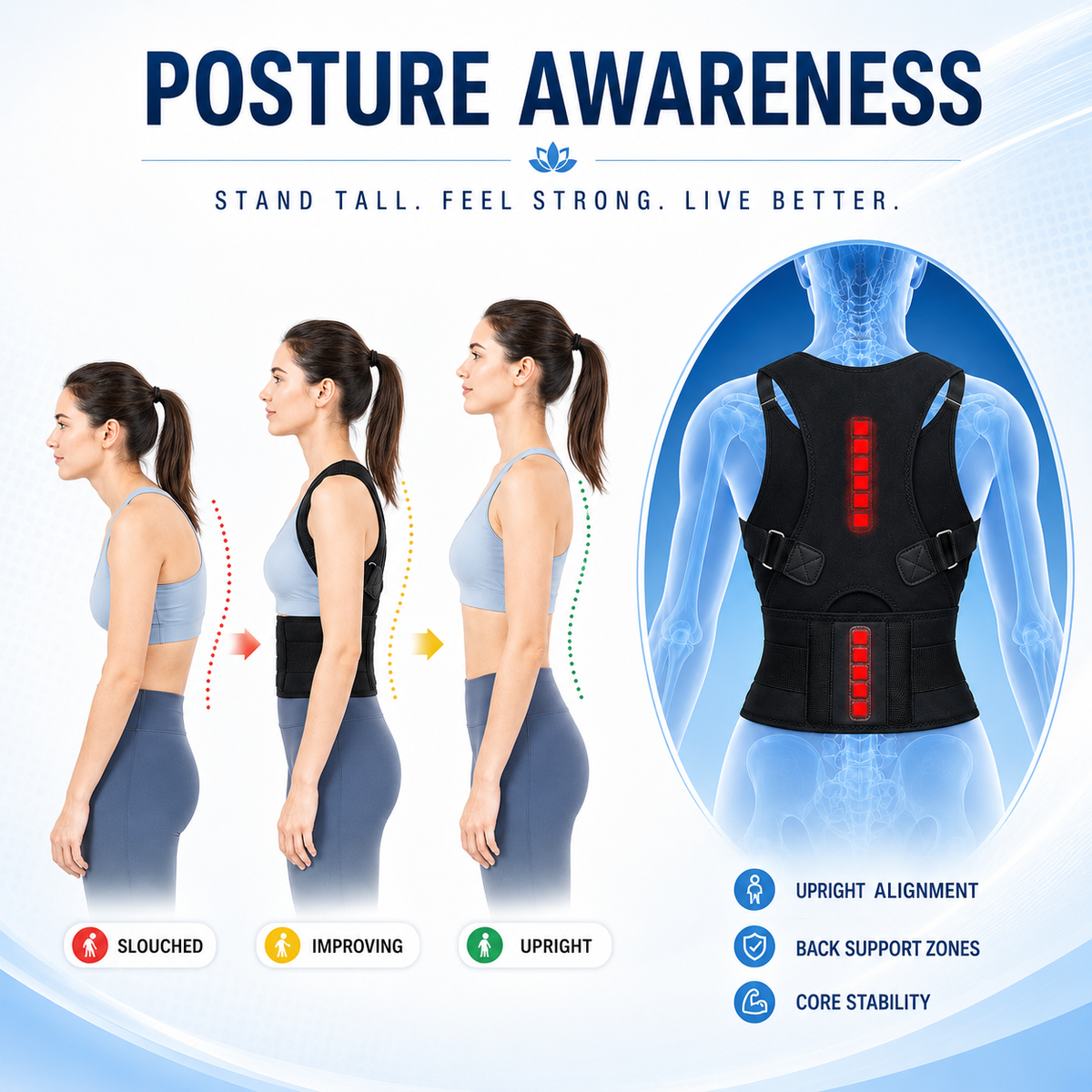 Adjustable Back Support Brace