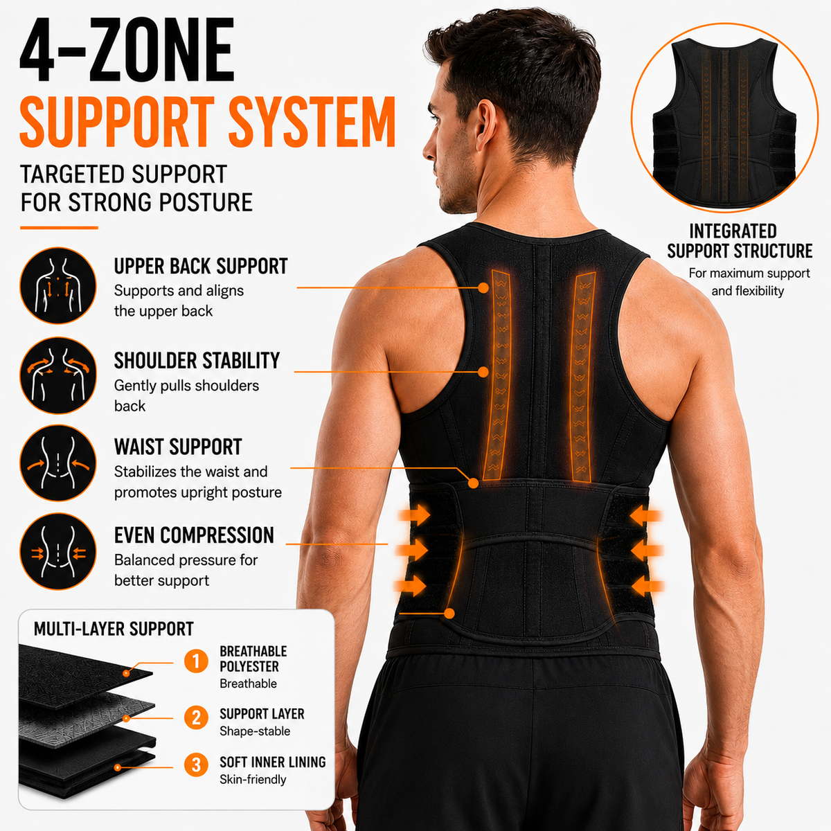 Adjustable Clavicle Posture Brace